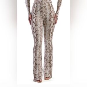 NWOT Naked Wardrobe  Snake print Bootcut  Pant